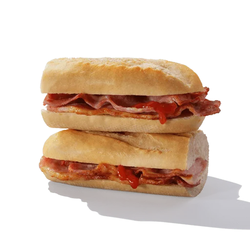 Bacon Breakfast Baguette 1 Bacon Breakfast Baguette
