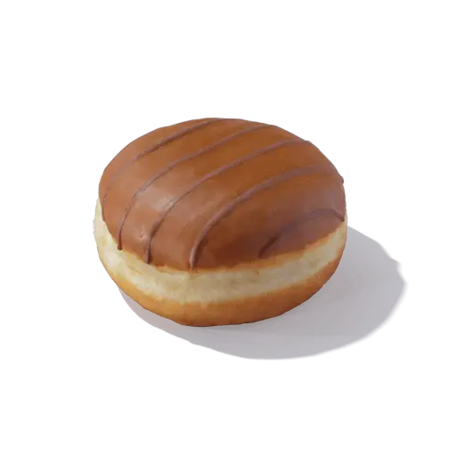 Caramel Custard Doughnut