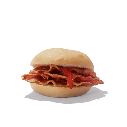 Greggs Breakfast Menu 2 Bacon Breakfast Roll