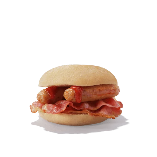 Greggs Breakfast Menu 3 Bacon Sausage Breakfast Roll
