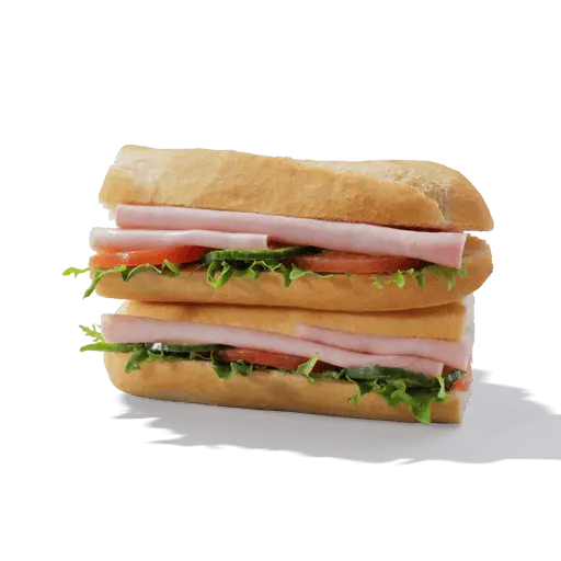 Greggs Sandwich Platters Menu 4 Honey Roast Ham Salad Baguette