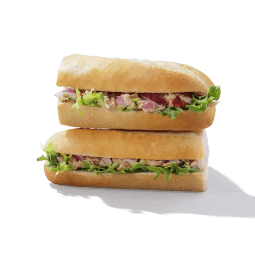Greggs Sandwich Platters Menu 9 Tuna Crunch Baguette